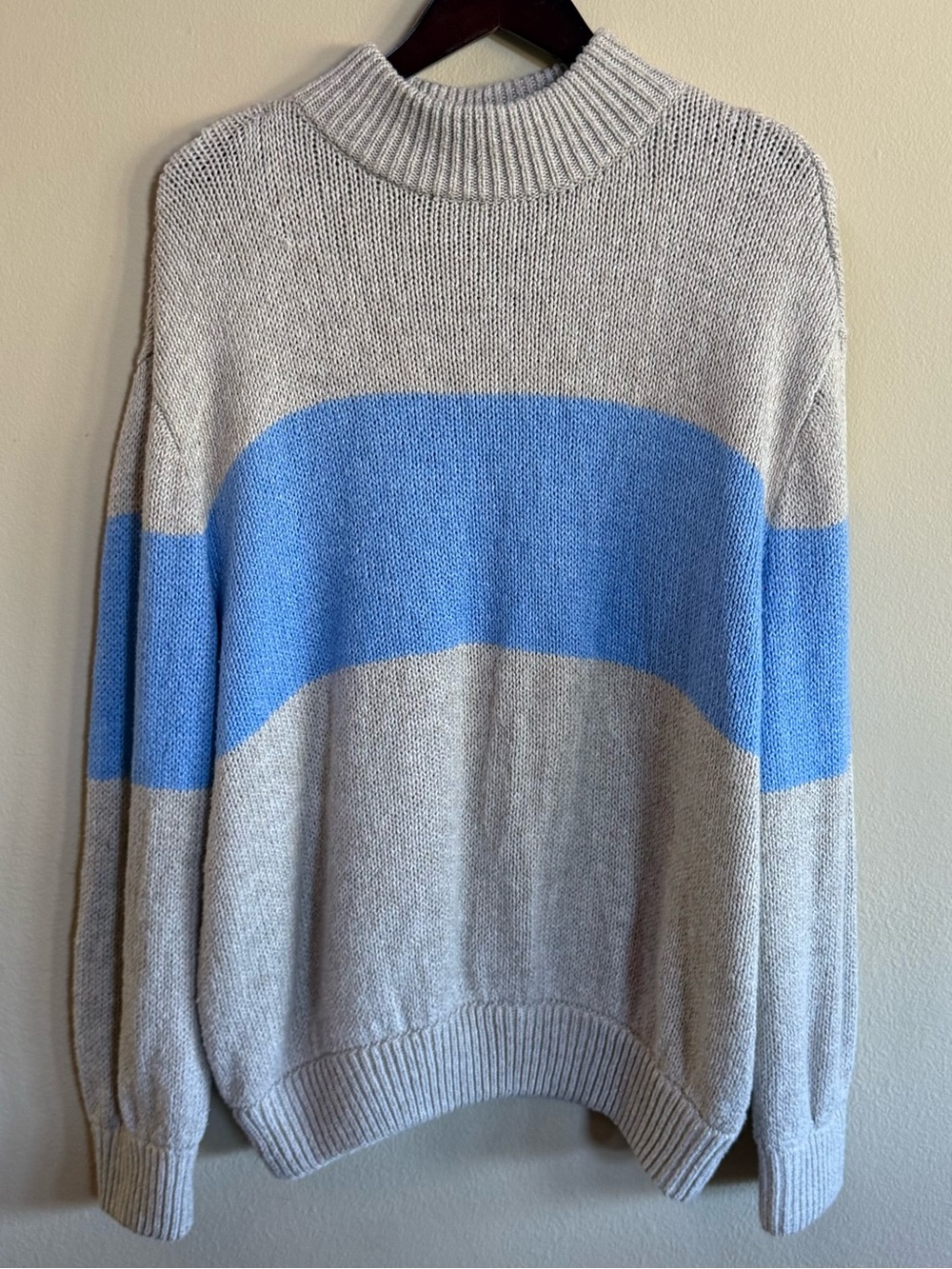 Aerie Color Block Knit Sweater
